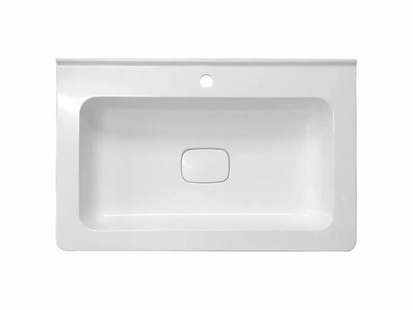 Тумба с раковиной Эстет Kare Luxe 70 ФР-00007080 подвесная Белая