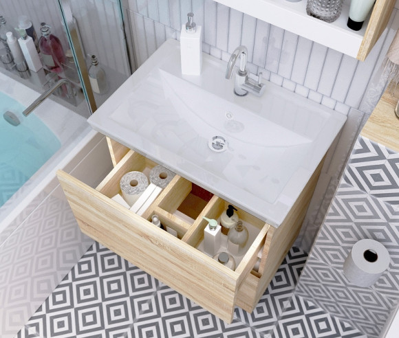 Тумба под раковину 1MarKa Aris 60 У76060 Дуб сонома