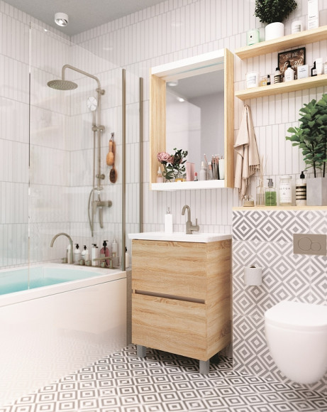 Тумба под раковину 1MarKa Aris 60 У76060 Дуб сонома