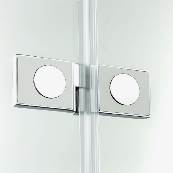 Душевая дверь New Trendy New Soleo Chrome 80 L D-0131A профиль Хром стекло прозрачное Душевая дверь New Trendy New Soleo Chrome 80 L D-0131A профиль Хром стекло прозрачное