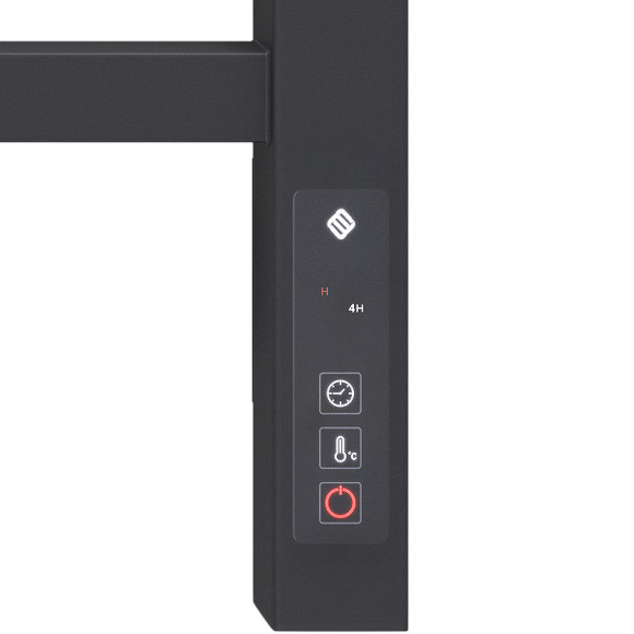 Электрический полотенцесушитель Terminus Ватикан П8 500х800 КС 4670078542977 Черный муар