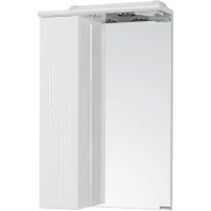 Зеркало со шкафом Aquaton Панда 50 1A007402PD01L с подсветкой Белое