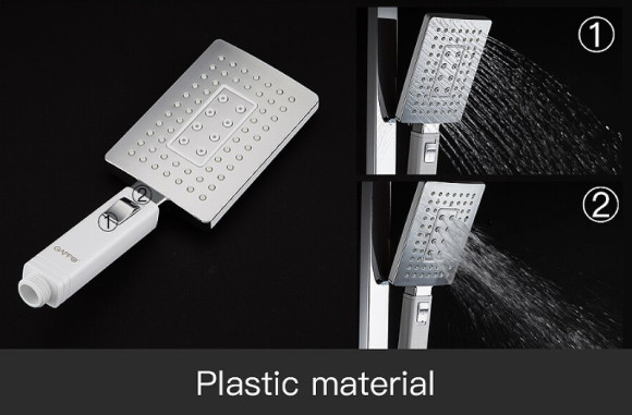 Душевая система Gappo G07 G2407-50 с термостатом Белая Хром