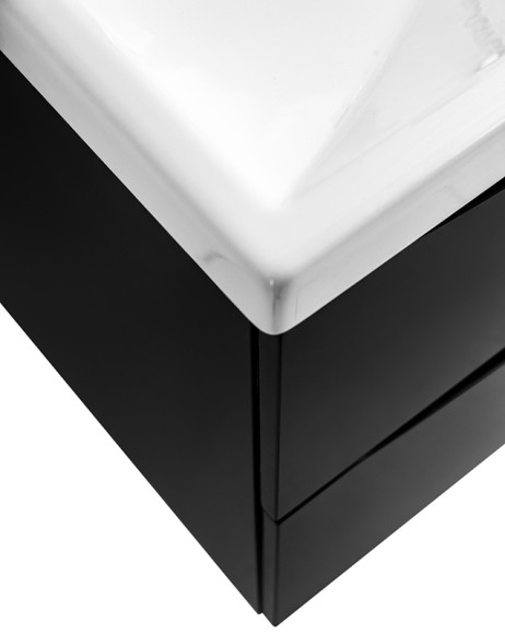 Тумба под раковину BelBagno Marino-Cer 120 MARINO-CER-1200-4C-SO-2-NL-P подвесная Nero Lucido