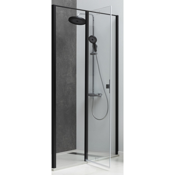 Душевая дверь Allen Brau Priority 100 3.31030.BBA профиль Черный браш стекло прозрачное Душевая дверь Allen Brau Priority 100 3.31030.BBA профиль Черный браш стекло прозрачное