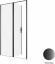 Душевая дверь Allen Brau Priority 100 3.31030.BBA профиль Черный браш стекло прозрачное Душевая дверь Allen Brau Priority 100 3.31030.BBA профиль Черный браш стекло прозрачное
