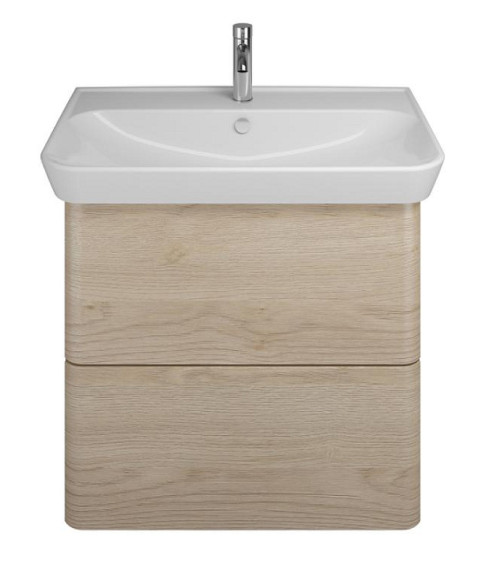 Тумба с раковиной Burgbad Iveo 80 SFEN080F2747G0161C0001*1 подвесная Кашемировый дуб