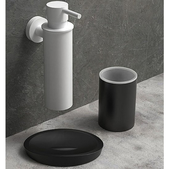 Дозатор для жидкого мыла Colombo Design Plus W4981.BM Белый матовый Дозатор для жидкого мыла Colombo Design Plus W4981.BM Белый матовый