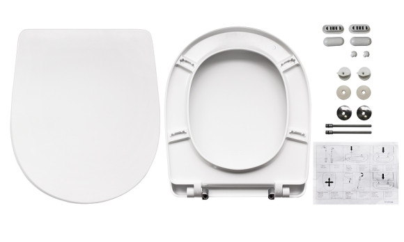 Унитаз-компакт Sanita Luxe Classic DM WC.CC/Classic/2-DM/WHT.G/S1 с бачком и сиденьем Микролифт Унитаз-компакт Sanita Luxe Classic DM WC.CC/Classic/2-DM/WHT.G/S1 с бачком и сиденьем Микролифт