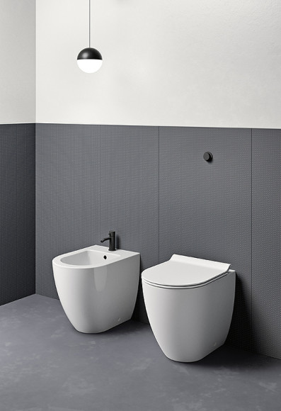 Биде GSI Pura 8872111 приставное Белое