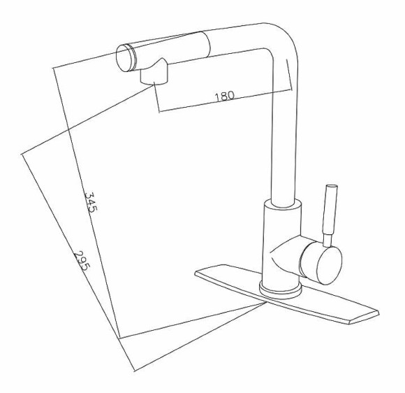 Смеситель для кухни ESKO K12 Хром Смеситель для кухни ESKO K12 Хром