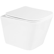 Унитаз BelBagno Due BB3103CHR подвесной без сиденья Унитаз BelBagno Due BB3103CHR подвесной без сиденья