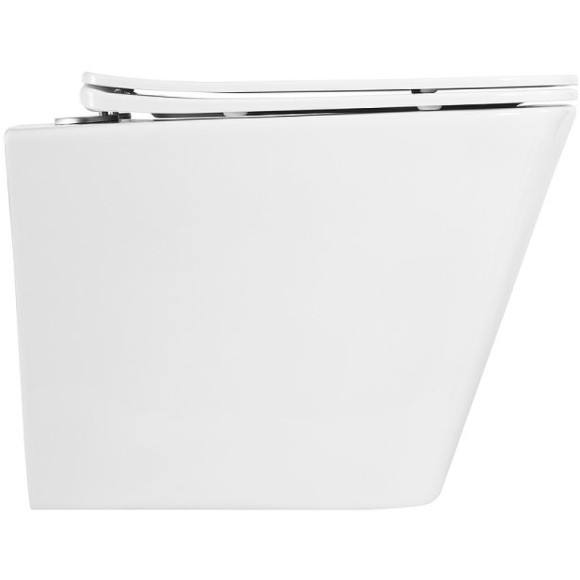 Унитаз BelBagno Due BB3103CHR подвесной без сиденья Унитаз BelBagno Due BB3103CHR подвесной без сиденья