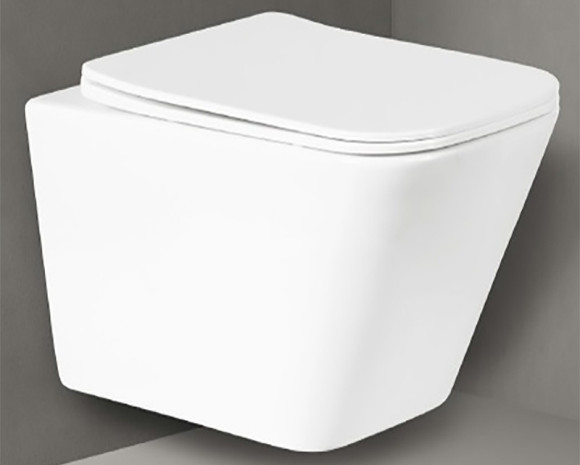 Унитаз BelBagno Due BB3103CHR подвесной без сиденья Унитаз BelBagno Due BB3103CHR подвесной без сиденья