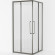 Душевой уголок Cezares Relax-304 90x90 RELAX-304-A-2-90-C-GM профиль Оружейная сталь стекло прозрачное