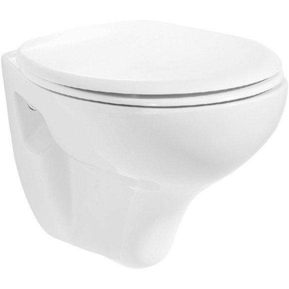 Унитаз биде Creavit Perla TP320-00CB00E-0000 подвесной Белый без сиденья