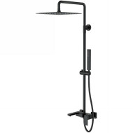 Душевая система Boheme Qubic 478-B Черная матовая