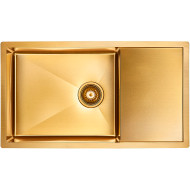Кухонная мойка Paulmark Gerberg 78F Uni PM217844-BG Брашированное золото