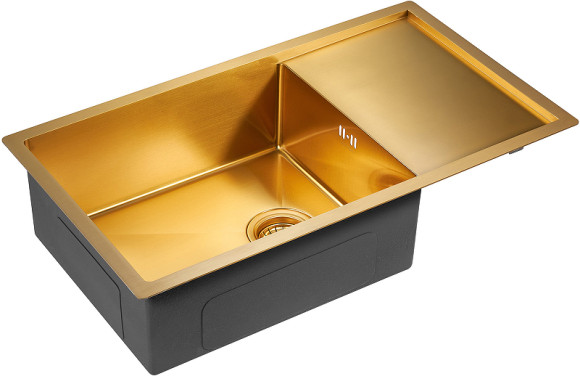 Кухонная мойка Paulmark Gerberg 78F Uni PM217844-BG Брашированное золото