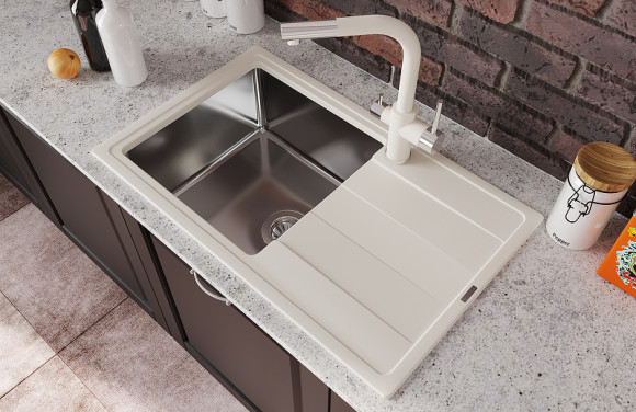 Кухонная мойка Florentina Комби-780 21.395.D0780.202 Шампань Кухонная мойка Florentina Комби-780 21.395.D0780.202 Шампань