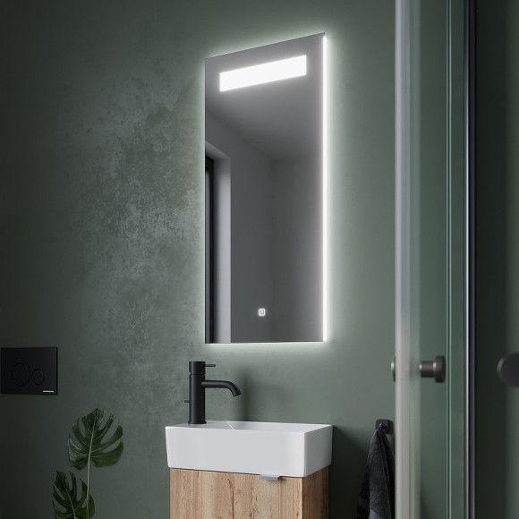 Зеркало Sancos Solo 35 SL35 с подсветкой с сенсорным выключателем