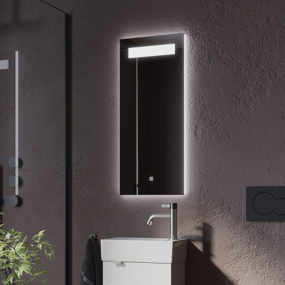 Зеркало Sancos Solo 35 SL35 с подсветкой с сенсорным выключателем