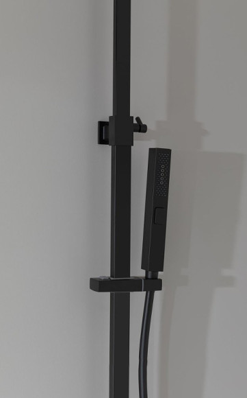 Душевая система Allen Brau Infinity 5.21012-31 Черная матовая Душевая система Allen Brau Infinity 5.21012-31 Черная матовая