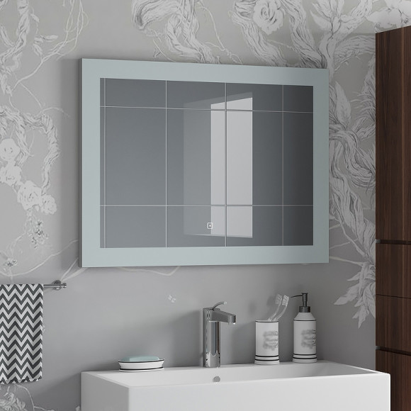 Зеркало Континент Relax 900х700 ЗЛП561 с подсветкой с сенсорным выключателем Зеркало Континент Relax 900х700 ЗЛП561 с подсветкой с сенсорным выключателем