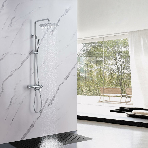 Душевая система Allen Brau Priority 5.31A10-00 Хром Душевая система Allen Brau Priority 5.31A10-00 Хром