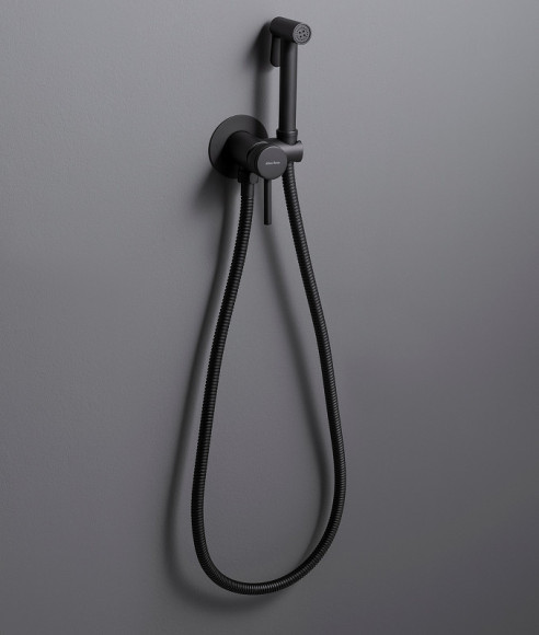 Гигиенический душ со смесителем Allen Brau Priority 5.31A29-31 Черный матовый Гигиенический душ со смесителем Allen Brau Priority 5.31A29-31 Черный матовый