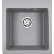 Кухонная мойка Paulmark Kante 45 PM104651-GRM Серый металлик