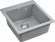 Кухонная мойка Paulmark Kante 45 PM104651-GRM Серый металлик Кухонная мойка Paulmark Kante 45 PM104651-GRM Серый металлик