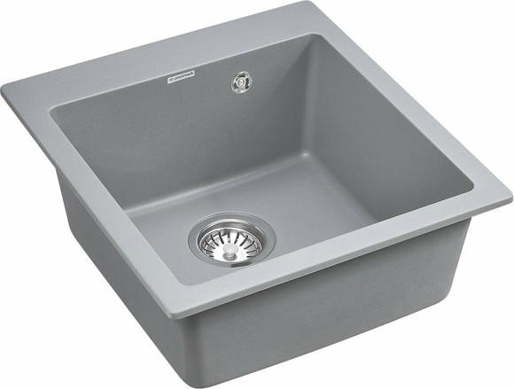 Кухонная мойка Paulmark Kante 45 PM104651-GRM Серый металлик Кухонная мойка Paulmark Kante 45 PM104651-GRM Серый металлик