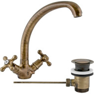 Смеситель для раковины Remer Liberty 13GLIVO Бронза Смеситель для раковины Remer Liberty 13GLIVO Бронза