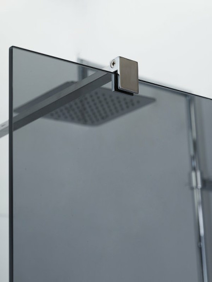 Душевая перегородка Cezares Liberta 80 LIBERTA-L-1-80-120-GR-Cr профиль Хром стекло серое Душевая перегородка Cezares Liberta 80 LIBERTA-L-1-80-120-GR-Cr профиль Хром стекло серое