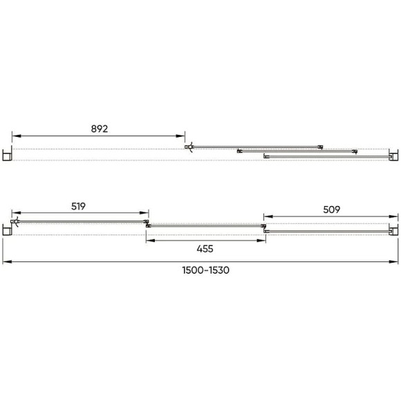 Душевая дверь Veconi Vianno VN-31 150 VN31-150-01-C5 профиль Хром стекло прозрачное Душевая дверь Veconi Vianno VN-31 150 VN31-150-01-C5 профиль Хром стекло прозрачное