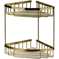 Полка корзина Art&Max AM-8961-Br угловая Бронза