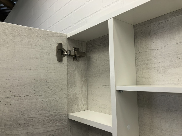 Зеркальный шкаф Comforty Никосия 70 00-00006163 Дуб белый