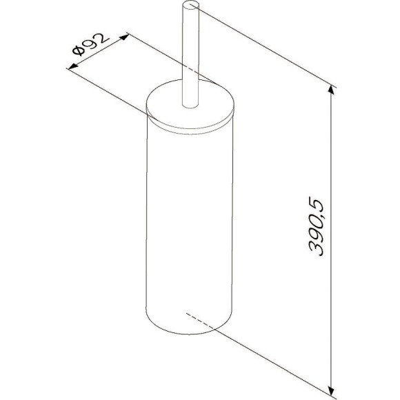 Ершик для унитаза AM.PM Sense L A7433500 Сталь Ершик для унитаза AM.PM Sense L A7433500 Сталь