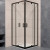 Душевой уголок RGW Passage PA-038B 90x90 350803899-14 профиль Черный стекло прозрачное