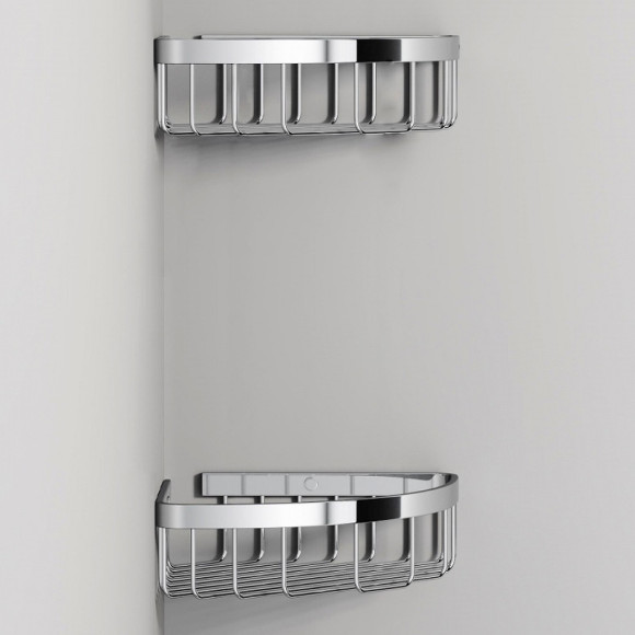 Полка корзина AM.PM Sense L A7452200 угловая Хром