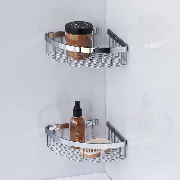 Полка корзина AM.PM Sense L A7452200 угловая Хром