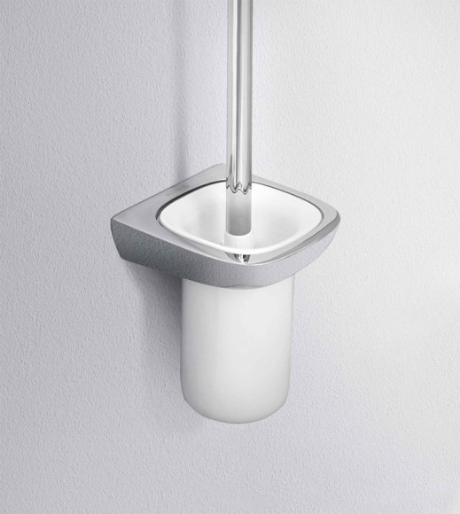 Ершик для унитаза Kludi Ambienta 5397405 Хром Белый Ершик для унитаза Kludi Ambienta 5397405 Хром Белый