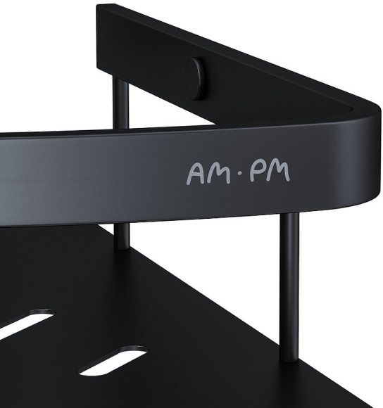 Полка корзина AM.PM Sense L A7454122 угловая Черная матовая Полка корзина AM.PM Sense L A7454122 угловая Черная матовая