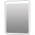 Зеркало Континент Lacio 500х700 ЗЛП530 с подсветкой с сенсорным выключателем