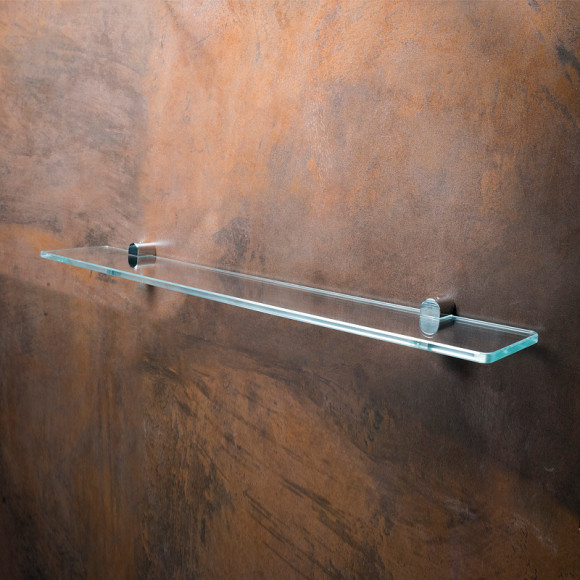 Стеклянная полка Bemeta Organic 157102241 Хром Стеклянная полка Bemeta Organic 157102241 Хром