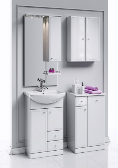 Тумба под раковину Aqwella Барселона 55 Ba.01.05/2 Белая Тумба под раковину Aqwella Барселона 55 Ba.01.05/2 Белая