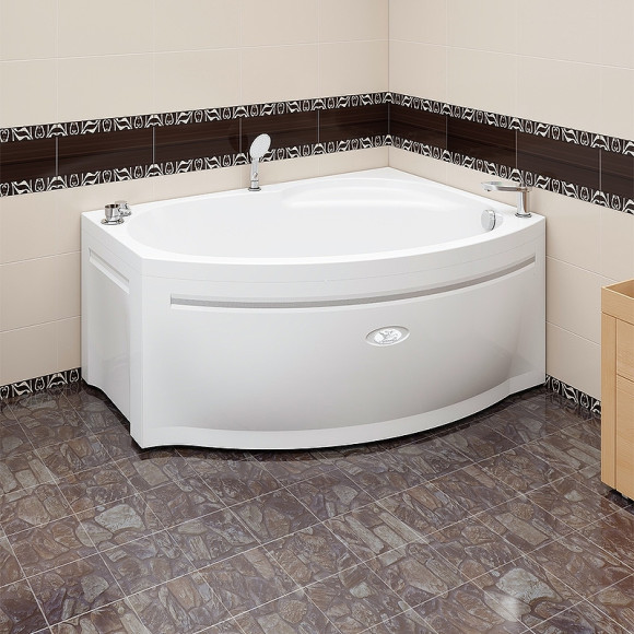 Акриловая ванна Radomir Vannesa Монти 150х105 R 2-75-2-2-0-213 с гидромассажем Классик Хром Акриловая ванна Radomir Vannesa Монти 150х105 R 2-75-2-2-0-213 с гидромассажем Классик Хром