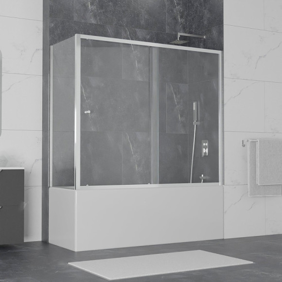 Душевая стенка RGW Z-052 80 35225208-11 профиль Хром стекло прозрачное Душевая стенка RGW Z-052 80 35225208-11 профиль Хром стекло прозрачное