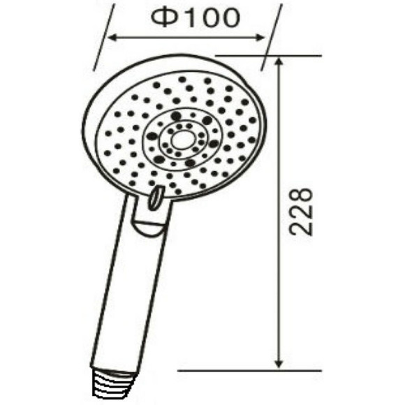Ручной душ Agger Splash A02 Хром